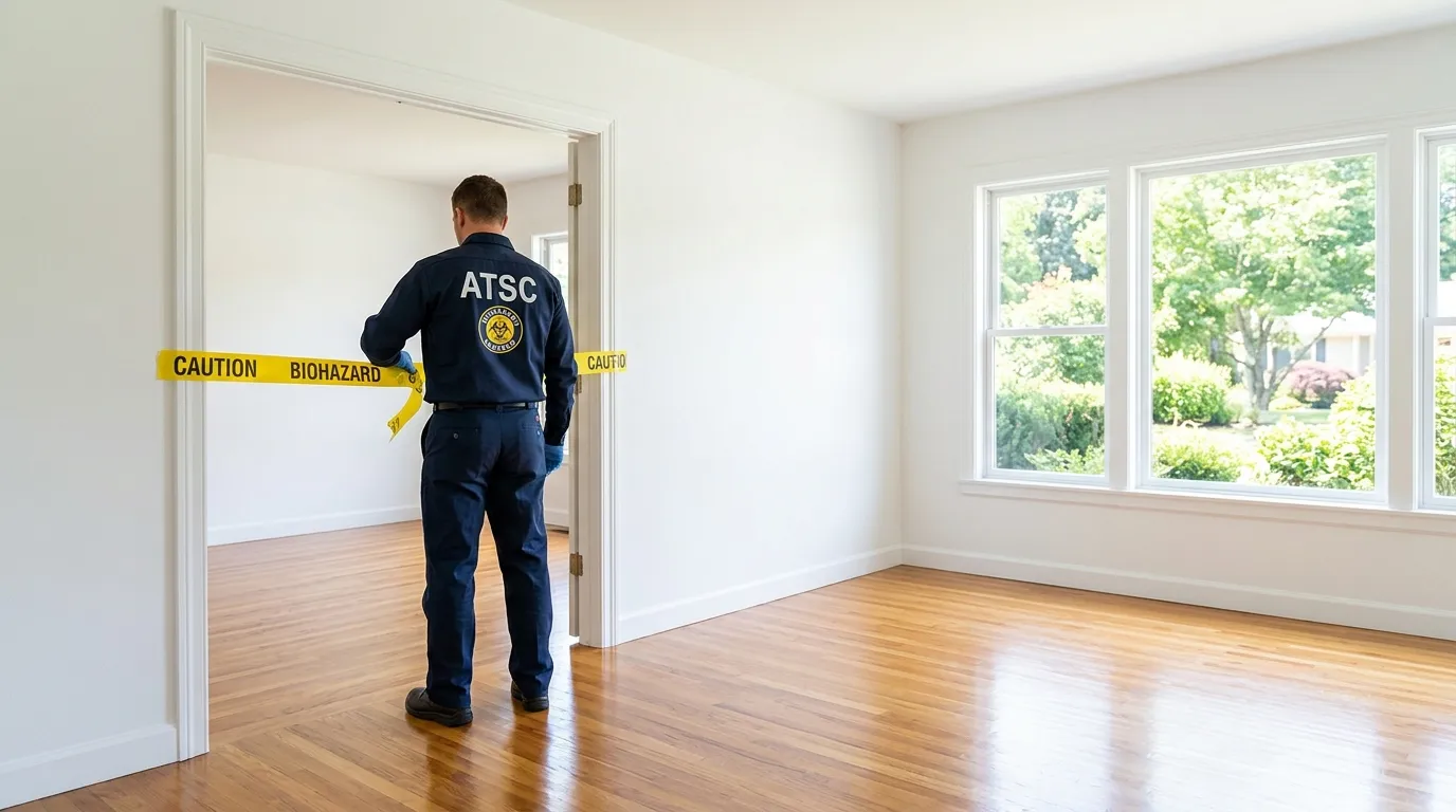 Certified biohazard cleanup crew performing Crime Scene Cleanup in Auburn Hills