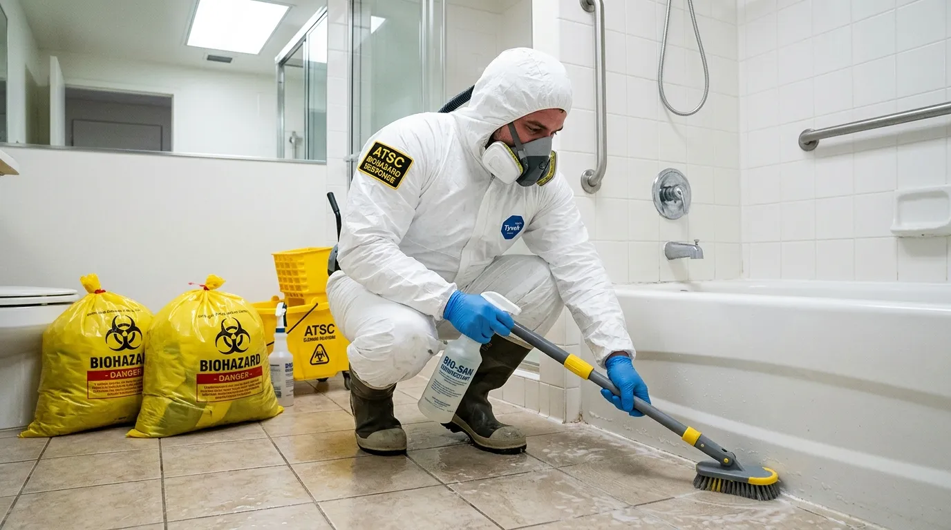 Decontamination equipment deployed for Blood Cleanup in Auburn Hills